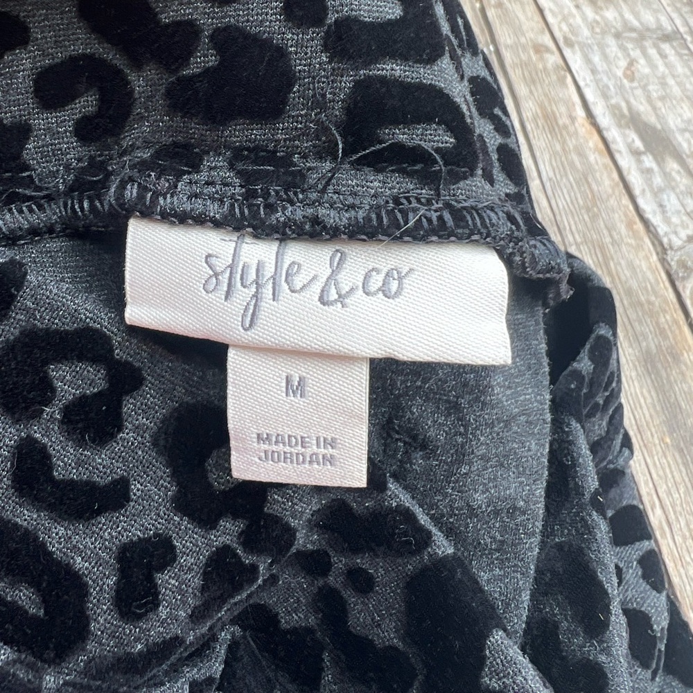 Style & co leopard print pants - Picture 2 of 2